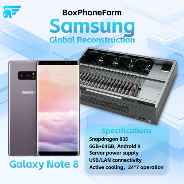 Box Phone Samsung Note8 Supports OTG/LAN + USB