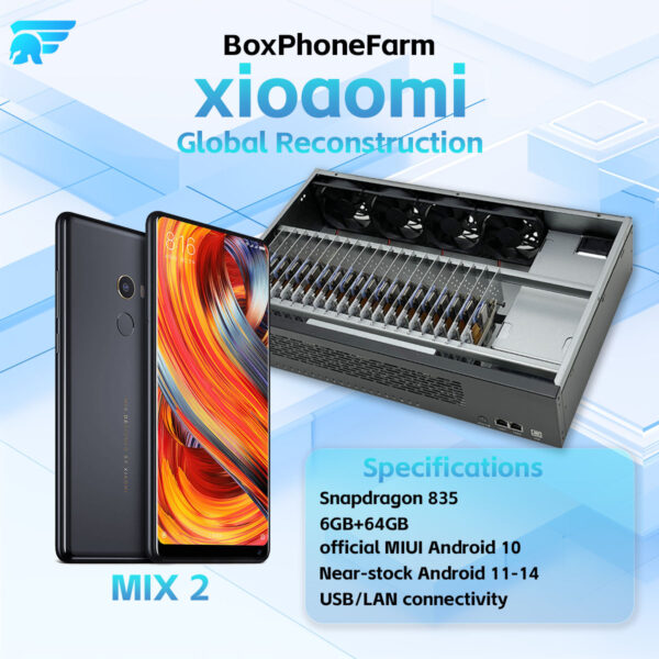 Box Phone MI Mix2 Supports OTG/LAN + USB